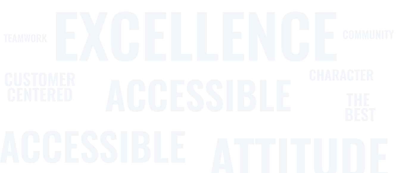 excellence, accessible, attitude