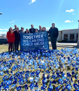 ACCESSBank helped raise awareness for child abuse prevention by decorating our Oakview location with pinwheels.