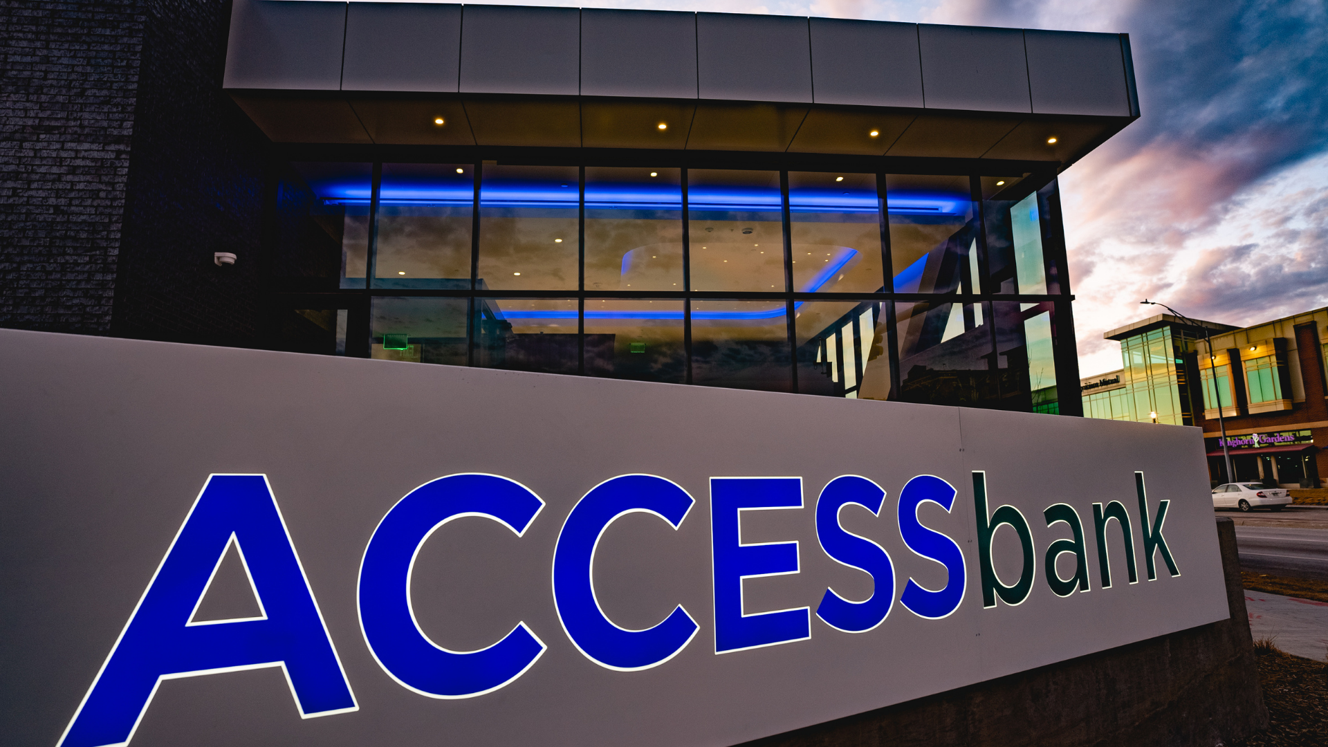 Image of an ACCESSBank branch location in Nebraska.
