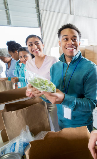 group of people at a nonprofit event